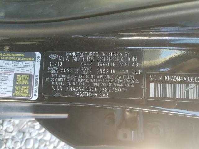 Photo 9 VIN: KNADM4A33E6332750 - KIA RIO LX 