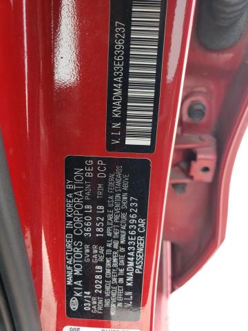 Photo 11 VIN: KNADM4A33E6396237 - KIA RIO LX 