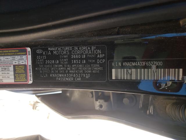 Photo 9 VIN: KNADM4A33F6527930 - KIA RIO LX 