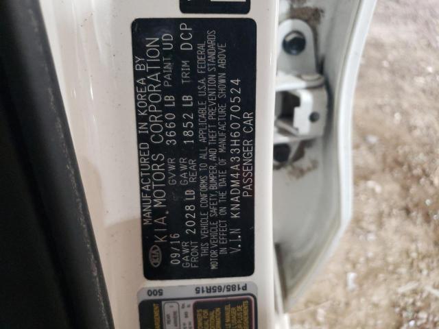 Photo 12 VIN: KNADM4A33H6070524 - KIA RIO LX 