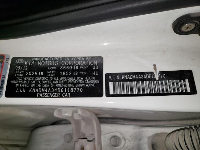 Photo 11 VIN: KNADM4A34D6118770 - KIA RIO 