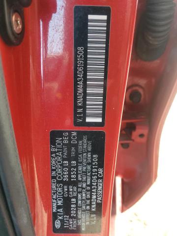 Photo 11 VIN: KNADM4A34D6191508 - KIA RIO LX 