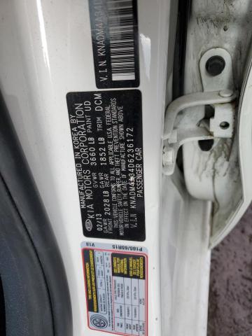 Photo 11 VIN: KNADM4A34D6236172 - KIA RIO LX 