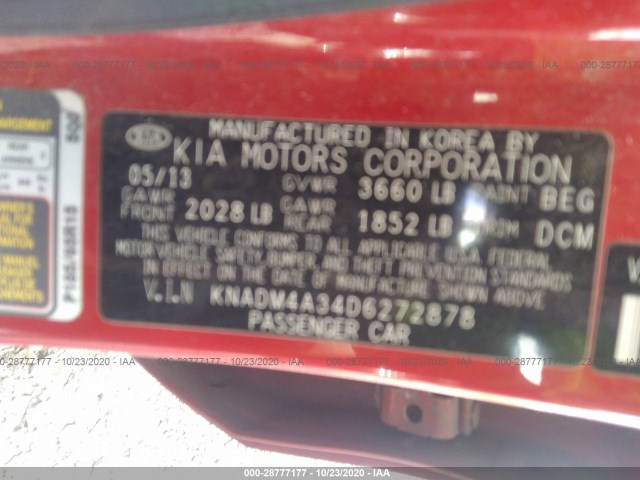 Photo 8 VIN: KNADM4A34D6272878 - KIA RIO 