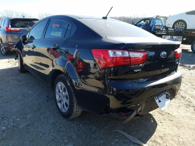 Photo 2 VIN: KNADM4A34E6393654 - KIA RIO LX 