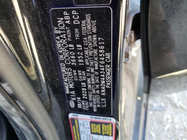 Photo 11 VIN: KNADM4A34F6458617 - KIA RIO 