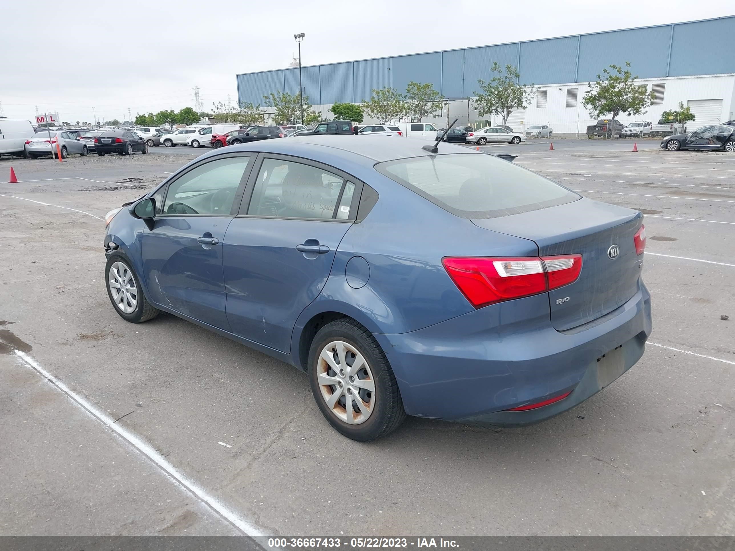 Photo 3 VIN: KNADM4A34G6564888 - KIA RIO 