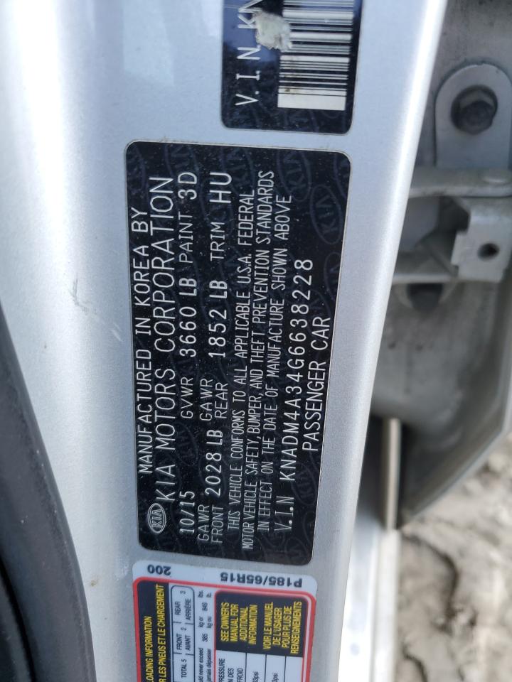 Photo 11 VIN: KNADM4A34G6638228 - KIA RIO 