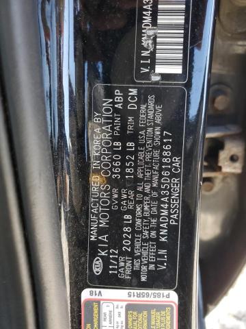 Photo 9 VIN: KNADM4A35D6188617 - KIA RIO LX 