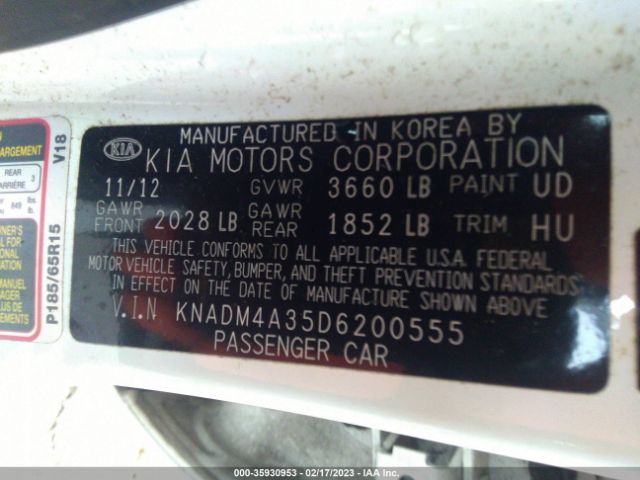 Photo 8 VIN: KNADM4A35D6200555 - KIA RIO 