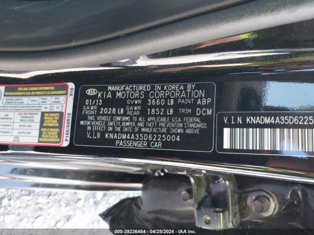 Photo 8 VIN: KNADM4A35D6225004 - KIA RIO 