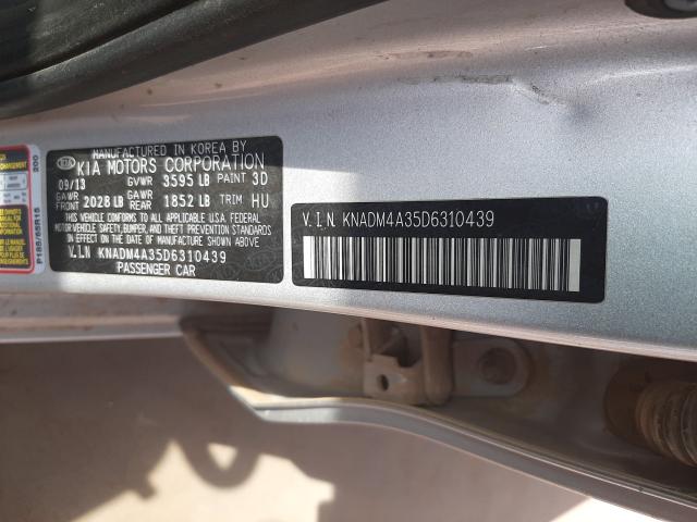 Photo 9 VIN: KNADM4A35D6310439 - KIA RIO LX 