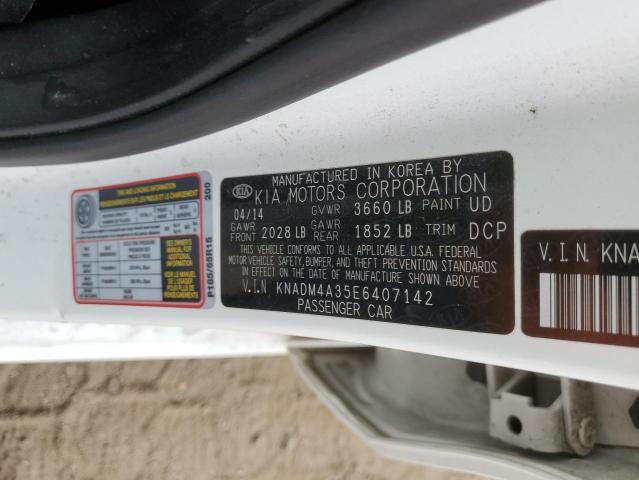 Photo 11 VIN: KNADM4A35E6407142 - KIA RIO LX 