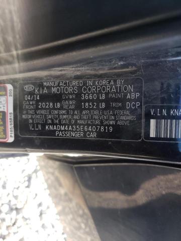 Photo 9 VIN: KNADM4A35E6407819 - KIA RIO LX 