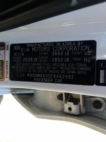 Photo 9 VIN: KNADM4A35F6442992 - KIA RIO LX 