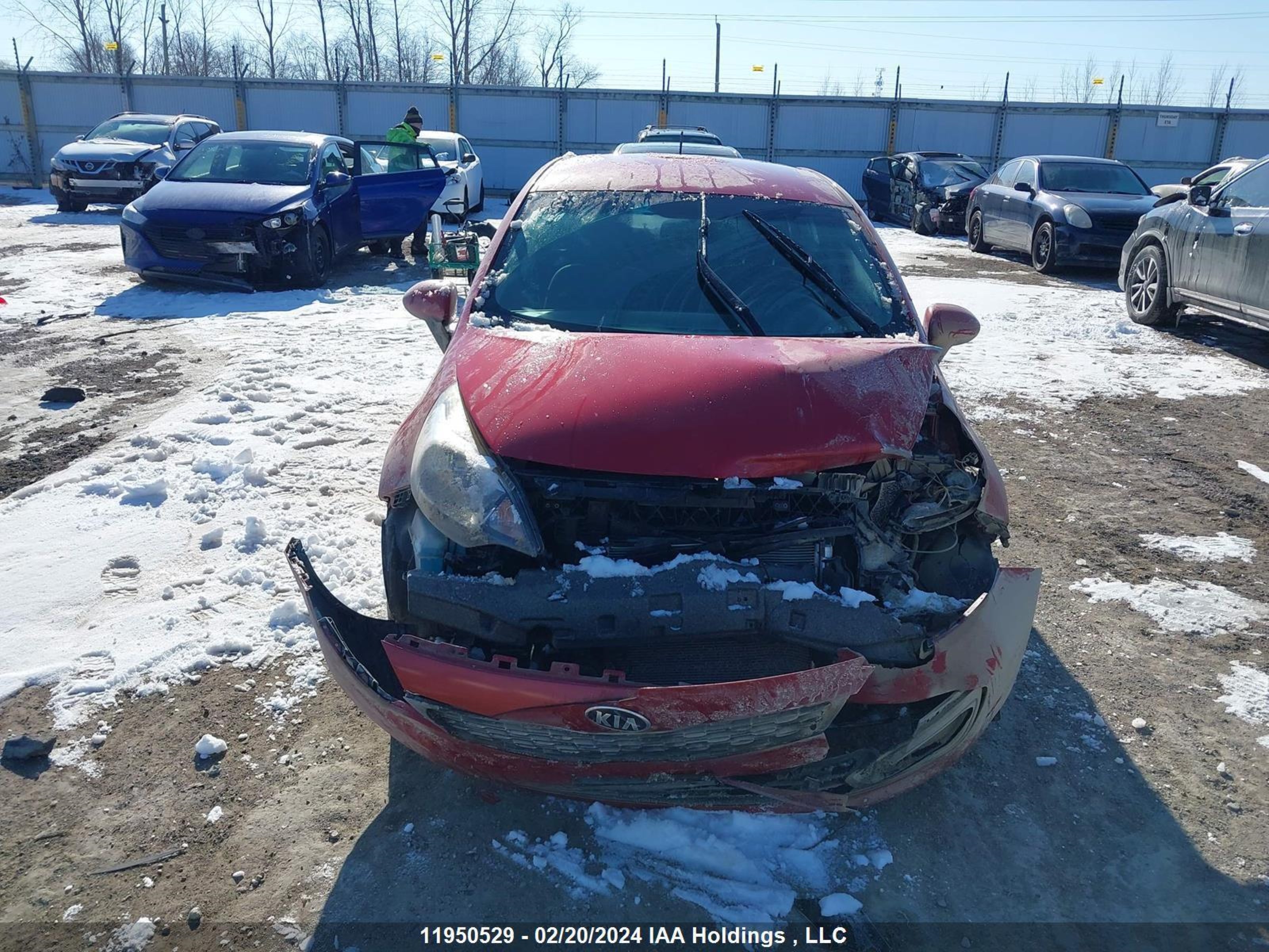 Photo 11 VIN: KNADM4A35F6445259 - KIA RIO 