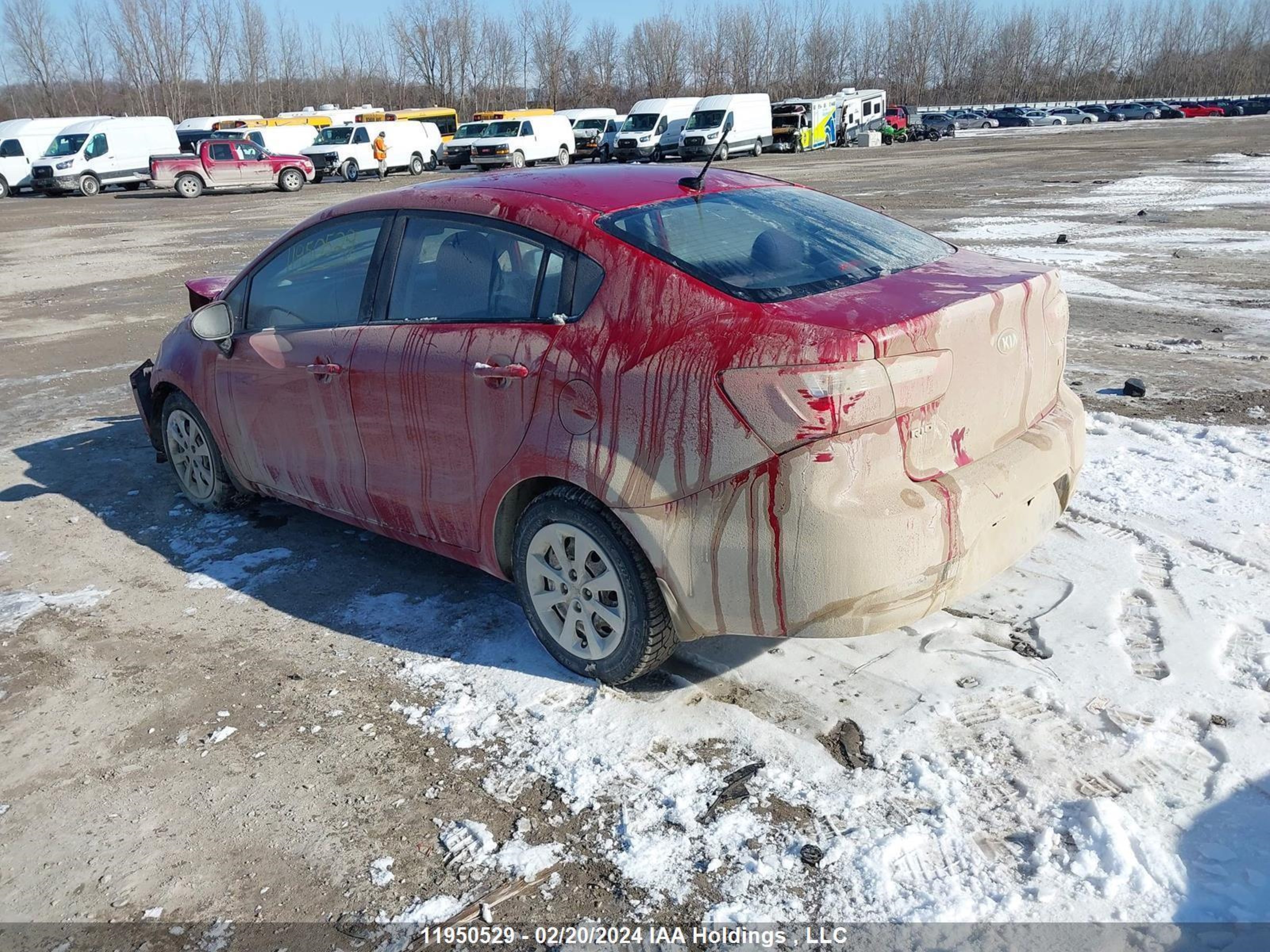 Photo 2 VIN: KNADM4A35F6445259 - KIA RIO 