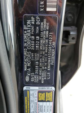 Photo 11 VIN: KNADM4A35G6546271 - KIA RIO 