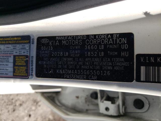 Photo 9 VIN: KNADM4A35G6550126 - KIA RIO LX 