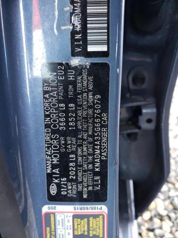 Photo 11 VIN: KNADM4A35G6676079 - KIA RIO LX 