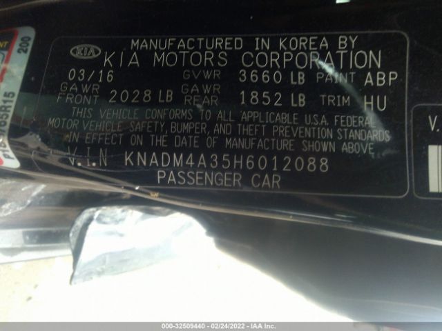 Photo 8 VIN: KNADM4A35H6012088 - KIA RIO 