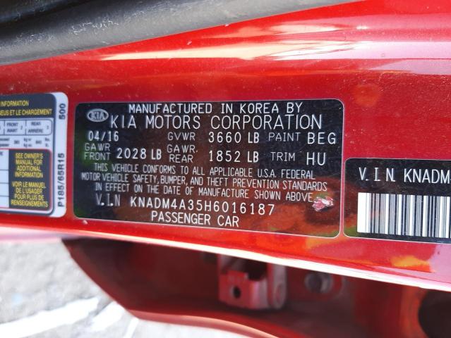 Photo 9 VIN: KNADM4A35H6016187 - KIA RIO LX 