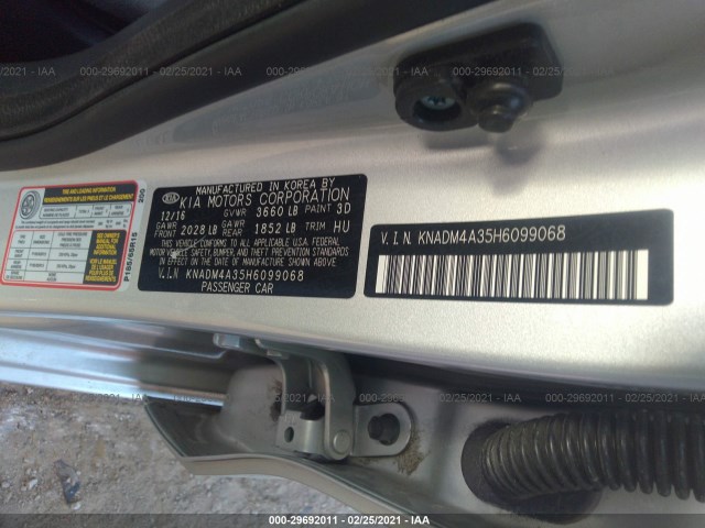 Photo 8 VIN: KNADM4A35H6099068 - KIA RIO 