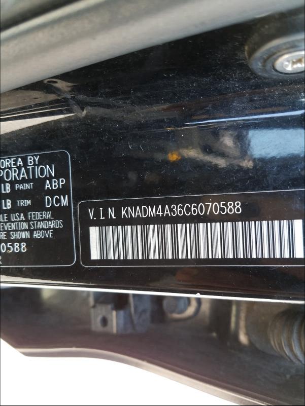 Photo 9 VIN: KNADM4A36C6070588 - KIA RIO LX 