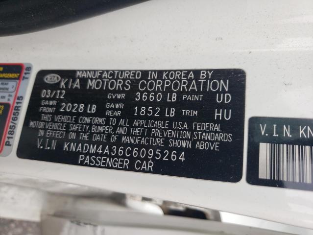 Photo 11 VIN: KNADM4A36C6095264 - KIA RIO LX 