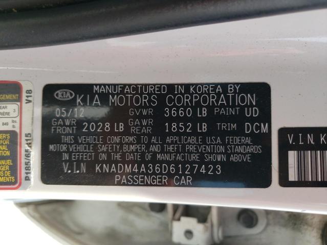 Photo 11 VIN: KNADM4A36D6127423 - KIA RIO LX 