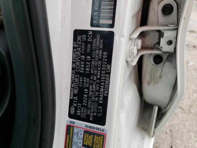 Photo 12 VIN: KNADM4A36D6302298 - KIA RIO 