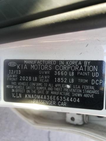 Photo 9 VIN: KNADM4A36E6354404 - KIA RIO LX 