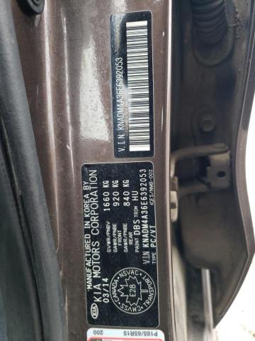 Photo 12 VIN: KNADM4A36E6392053 - KIA RIO 