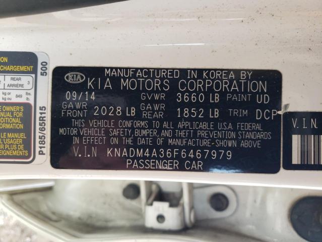 Photo 11 VIN: KNADM4A36F6467979 - KIA RIO LX 