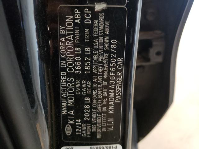 Photo 9 VIN: KNADM4A36F6502780 - KIA RIO LX 