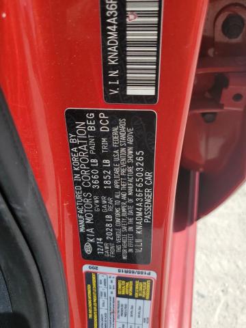 Photo 11 VIN: KNADM4A36F6503265 - KIA RIO 