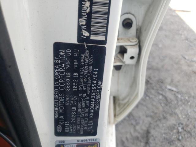 Photo 9 VIN: KNADM4A36G6547641 - KIA RIO LX 