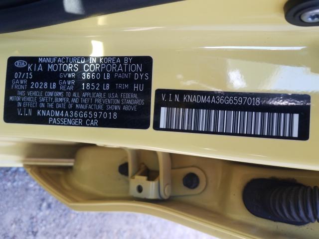 Photo 9 VIN: KNADM4A36G6597018 - KIA RIO LX 