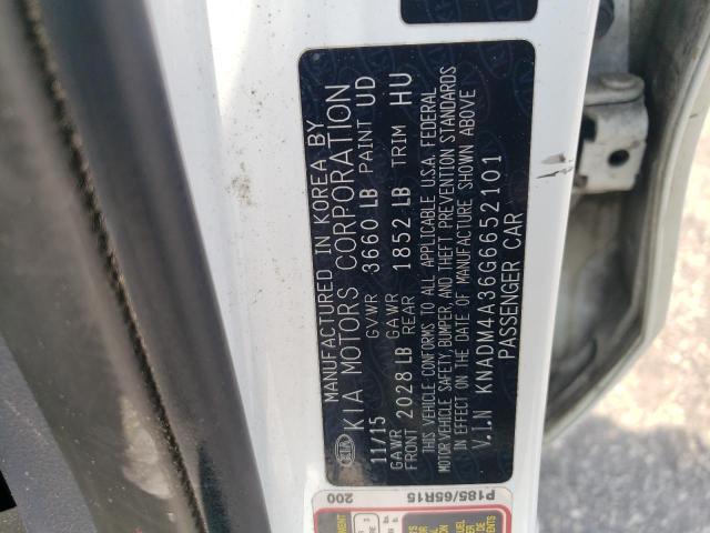 Photo 11 VIN: KNADM4A36G6652101 - KIA RIO LX 