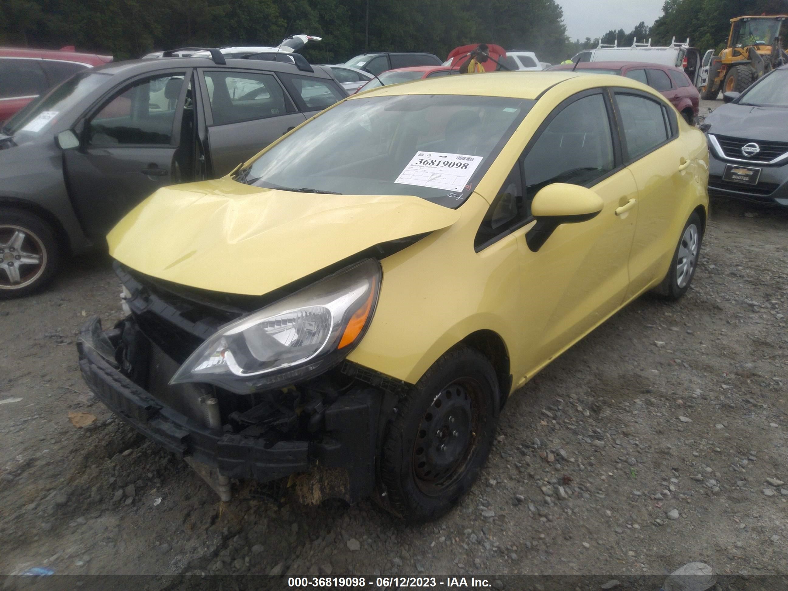 Photo 1 VIN: KNADM4A36G6685941 - KIA RIO 