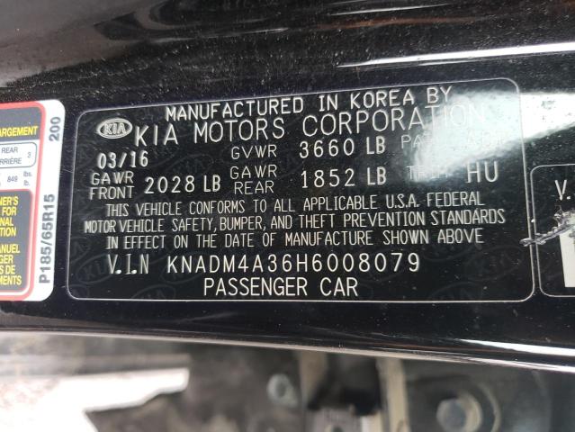 Photo 9 VIN: KNADM4A36H6008079 - KIA RIO LX 