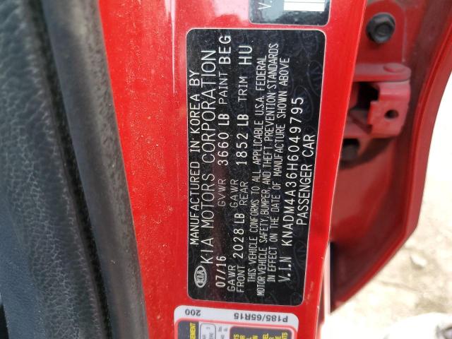 Photo 11 VIN: KNADM4A36H6049795 - KIA RIO LX 