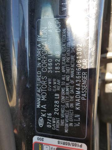 Photo 11 VIN: KNADM4A36H6061302 - KIA RIO 