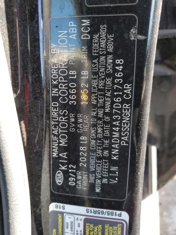 Photo 11 VIN: KNADM4A37D6173648 - KIA RIO 