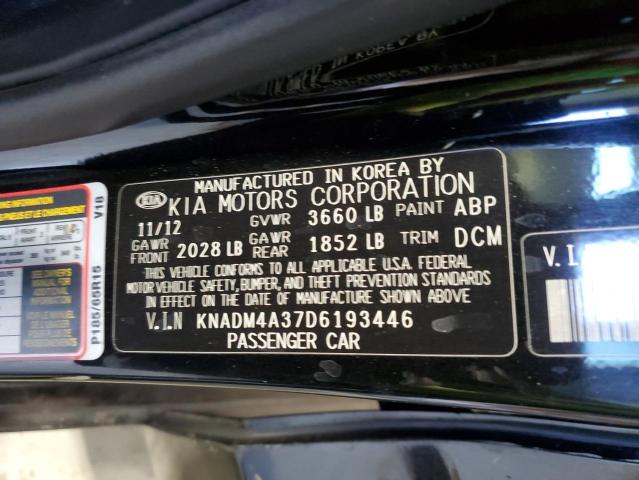 Photo 11 VIN: KNADM4A37D6193446 - KIA RIO LX 