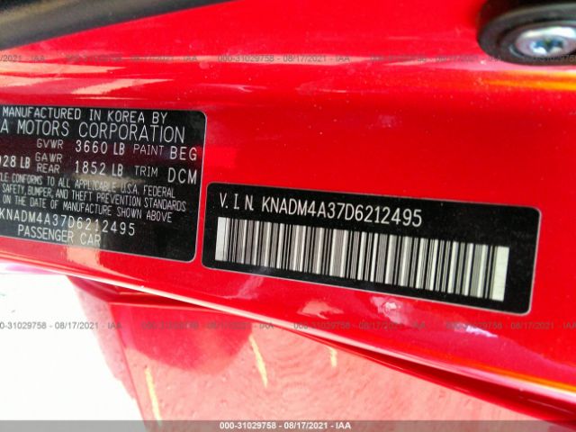 Photo 8 VIN: KNADM4A37D6212495 - KIA RIO 