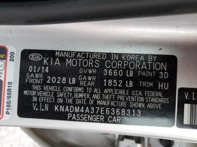 Photo 11 VIN: KNADM4A37E6368313 - KIA RIO LX 