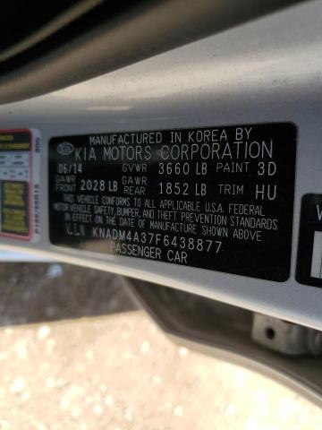 Photo 11 VIN: KNADM4A37F6438877 - KIA RIO 