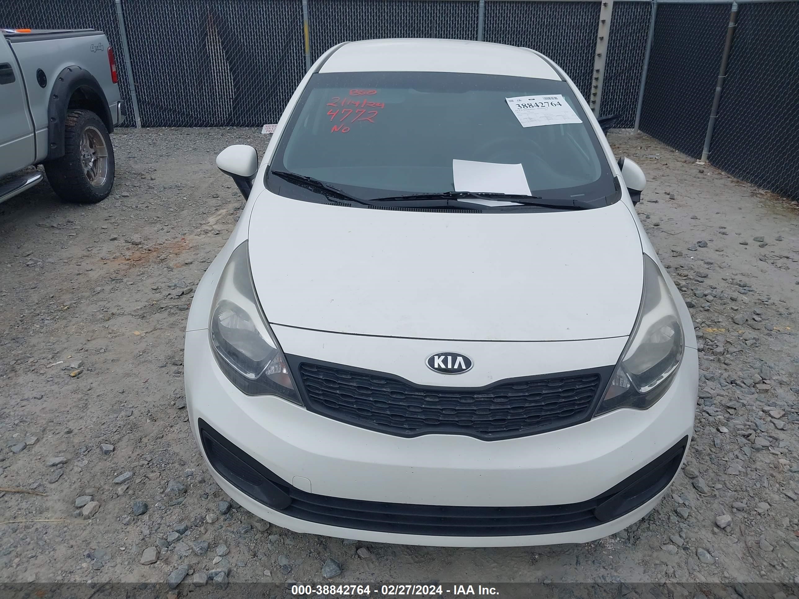 Photo 10 VIN: KNADM4A37F6454772 - KIA RIO 