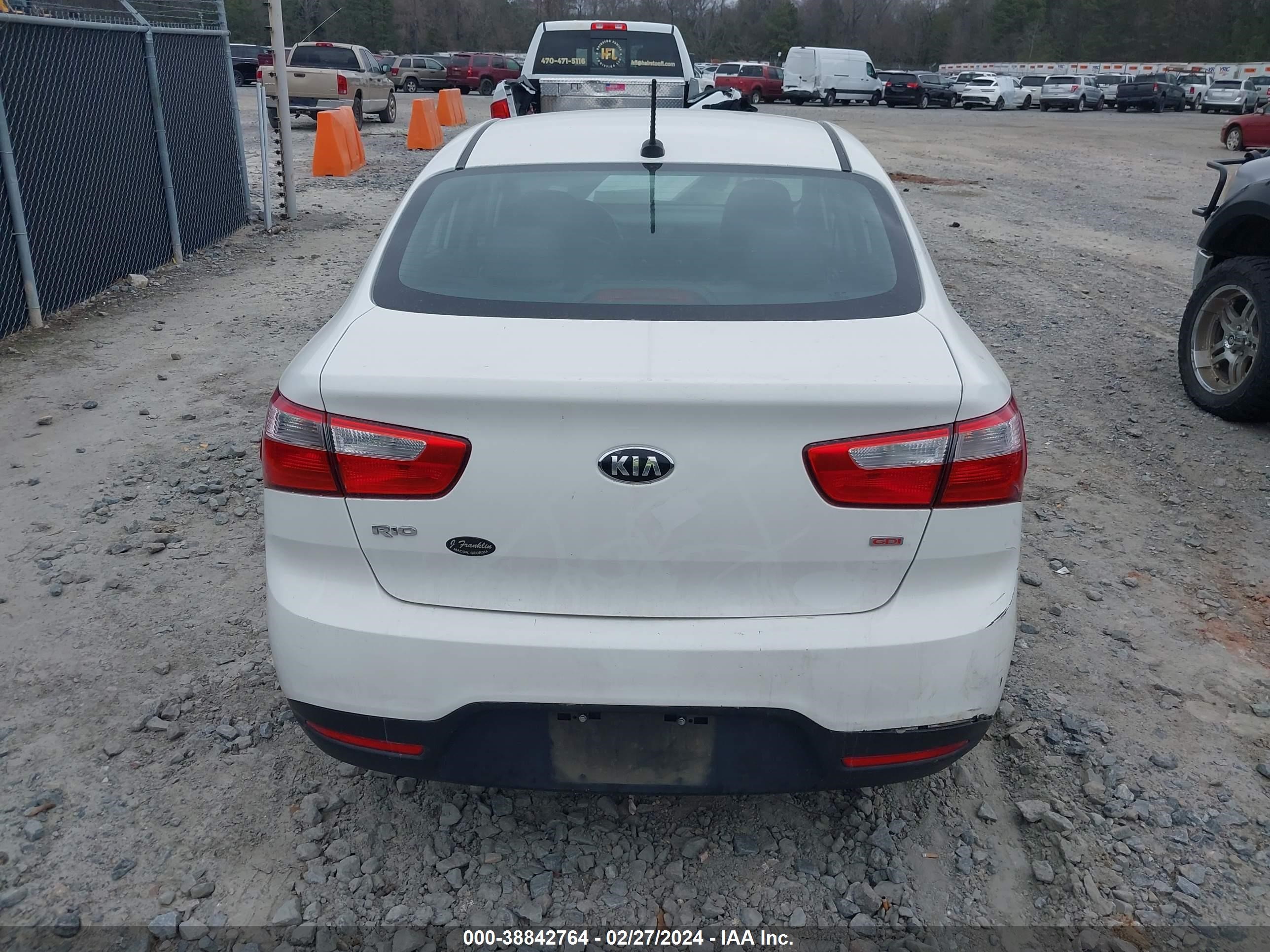 Photo 14 VIN: KNADM4A37F6454772 - KIA RIO 